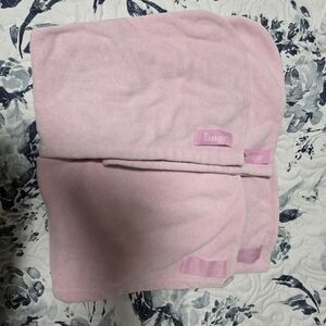 L'ange Pink Hair Wrap Towel Set